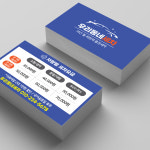세차장명함 및 손세차 세차 명함 쿠폰 제작 비코팅일반지 단면 500매 : 시원미디어