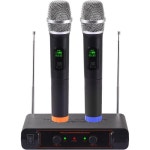 TOYHIS 무선 마이크 시스템 듀얼 핸드헬드 다이내믹 송신기 마이크로포노 세트 노래 결혼 연설 교회를 위한 UHF 노래방 : 글로벌마마직구