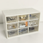 렌즈 안경 선글라스 수납 정리함 매일 일회용 콘택트 보관 상자 대용량 방진 아크릴 기숙사 데스크탑 다중 구획 작은 : 이안프렌즈