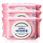 크리넥스 마이비데 물티슈 밸런스케어 캡형 40매 X3팩 / 화장실용 여성전용 : 주식회사 티슈랜드