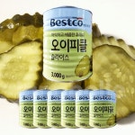 베스트코 오이피클 슬라이스 3kg 1박스 6개입 : 장볼레