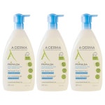 A-Derma 아더마 Primalba 유아 바디 헤어 클렌징 젤 500Ml 3개 : 토리보나