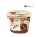 즉석밥요리 씨제이즉석밥 씨제이즉석덮밥 씨제이조리식품 즉석밥 컵반 직화불고기덮밥 프리미엄 258g 낱개판매 : 서치플레이스C