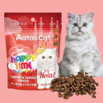 [유통기한250823] 아타스 캣 해피타임 고양이 덴탈 스낵 연어+씨푸드, 60g, 1개 : 마리펫몰