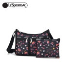 LeSportsac 레스포삭크로스백 크로스바디 백 트렌디 패션 캐주얼 프린트 숄더백 7507 : 트래블플랜
