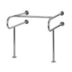 스텐 소변기손잡이 (연결형) / 장애인손잡이 : 안전 기지