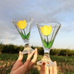 튤립 고블렛 컵 머그컵 커피잔 물컵 : 르드망