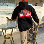 [기모][프리미엄]베를 남자 이중지합포 박스 로고 후드티 : 클라쓰 CLASSS