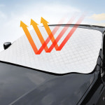 자동차 앞유리 성에방지커버 덮개 자외선차단 햇빛가리개 고급형 : 휴남텍