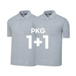 1+1 베이직 30수 PKG 무지 반팔 카라티셔츠 일상복 데일리룩 단체복 근무복 작업복 : 나인앤나인