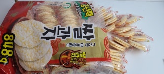 [대풍년팩] 미룡 달콤한 쌀과자 848g (약 76개입) 대용량 개별포장 달콤한 뻥튀기 : 머깨비