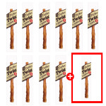 네츄럴이엑스 강아지 오래먹는 간식 천연껌 터키츄 꽈배기, S, 11개 : 위아펫