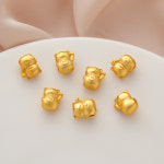 고대 금도금 강한 색상 보존 모래 금 큰 구멍 행운의 고양이 diy 수제 페르시 팔찌 팔찌 목걸이 액세서리 : 새봄새봄