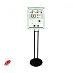 자석형 포스터스탠드 ZP-2923K A3 검정분체도장 간판/포스터/진열/광고/소품/배너/베너/현수막/행사/전단/피오피/POP : 위즈커머스