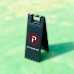 카페앞 검정색 접이식 주차금지 A자 스텐입간판 주의입간판 주의 : ONL컴퍼니