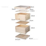 양봉용품 자재 도구 위한 중국 전나무 벌집 더블 레이어 집 꿀 장비 나무 꿀벌 상자 : 베베망고