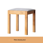 하라주쿠 오리지널 엘리먼트 올 솔리드 우드 드레싱 스툴 모던 심플 침실 북유럽 오크 메이크업 H6131 : hairjoy