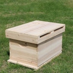 양봉용품 자재 도구 나무 꿀벌 하이브 표준 열 프레임 전나무 상자 건조 벌집 집 장비 : 베베망고