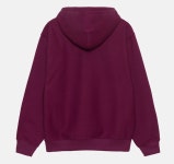 스투시 집업 공용 스톡 로고 집 후디 후드 블랙 네이비 버건디 올리브 stussy : 즘콩