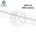 5% 0402 SMD 저항기, 0R ~ 10M 1/16W 0 1 10 22 47 100 150 220 330 ohm 1K 2.2K 4.7K 10K 100K 1R 10R 100R 1 : 라온상사236