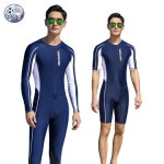 수영복 사각 반전신 남성 일체형 트라이애슬론 다이빙슈트 남성,L(47.5-55kg전후)주니어 착용가능,H9581블랙반팔5부팬츠 : SH-글로벌