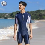 수영복 사각 반전신 남성 일체형 트라이애슬론 다이빙슈트 남성,L(47.5-55kg전후)주니어 착용가능,H9581블랙반팔5부팬츠 : SH-글로벌