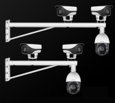 CCTV 브라켓 기둥 폴대 외벽 카메라 거치대 60cm : 현성조명