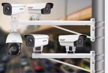 CCTV 브라켓 기둥 폴대 외벽 카메라 거치대 60cm : 현성조명