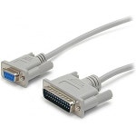 스타테크 널모뎀케이블-DB-9(F)-DB-25(M)-10ft : 진플로우