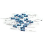 200pcs 1W 금속 필름 저항기 1% 1R ~ 1M 2R 10R 22R 47R 100R 330R 1K 4.7K 10K 22K 47K 100K 330K 470K 1 2 10 22 : 라온상사236