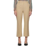 가니 베이지 크롭트 바지 F8793 Safari 241144F087009 : 페칭