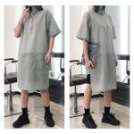 화장품 샵 미용사 앞치마 애완동물 전문 미용 작업복 방수 유니폼 스타일리스트 지퍼 미용실 : 원큐바이