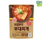 의정부식부대찌개 부대찌개500g 부대찌개파우치 오뚜기 500gX5개 오뚜기부대찌개 : 서치플레이스B