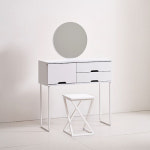 (스툴 포함) 콘솔 수납 테이블 화장품 정리함 서랍장 안방 원룸 좁은 집 공간 활용 목재 가로 틈새 슬림 작은 폭 낮은 입식 나무 우드 철제 프레임... 