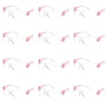 TRUST OPTICS ANSI Z87+ 인증 보호 안경 고글, 남성 및 여성용, 자외선 차단 12팩 핑크 : Gracious Looks