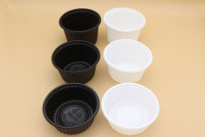 105파이 PP 전자렌지용 (소,중,대) 흰색,검정 1,000개 세트 : 우남포장