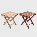 KOOLMAN(쿨맨) 접이식 우드 스툴 쿨러 받침대 오크 : 쿨맨캠핑 - KOOLMAN