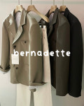 [sale 차콜]플러터 미니멀 자켓 (3col) flutter : 버나뎃 Bernadette