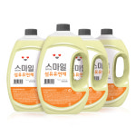 아토세이프 스마일 섬유유연제 후리지아 본품 2.5L 4개 : 아토세이프