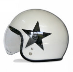 한미 면베이비 헬멧 화이트/블랙 스타 (WHITE/BLACK STAR) : 아이콘코리아
