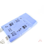 우주마켓 마트 봉투 가게 비닐 봉지 4호 100p 청색 시장비닐봉투 : 우주 생활마켓