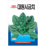 시금치 씨앗 20g  - 대원시금치 주말농장 하우스 시금치씨 채소씨 야채씨 : 그린데이