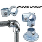파이프조인트 파이프랙 파이프클램프 DN20 주철 커넥터 스트레이트 엘보 티 크로스 조인트 배관 패스너 하드웨어 액세서리용 25mm 튜브... 