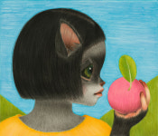 성유진, 그것을 동그라미라고 부를까, 2022 / 엽서 4종 : 슈퍼젤리 주식회사