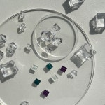 네오디움 유리조각 마그넷 : 유리미내