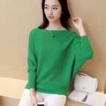 여성용 기본핏 티셔츠 가을 루즈핏 스웨터 니트 Nru116MY8 : 한국동형 주식회사