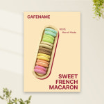 마카롱 포스터 PC-066 수제 간식 카페 POP 무광 A4 : 토리배너