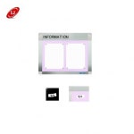 A 다보자석 로고 게시판 ADL-A4-W2 가로 검정 핑크 : 동자mall