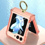 갤럭시 Z플립 5 플립 4 지플립 3 핸드폰 폰 케이스 커버 용 무선 충전 투명 소프트 보호 코크 : 해외직구존