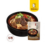 원할머니 얼큰 순대국 600g X 5개 : 원할머니몰